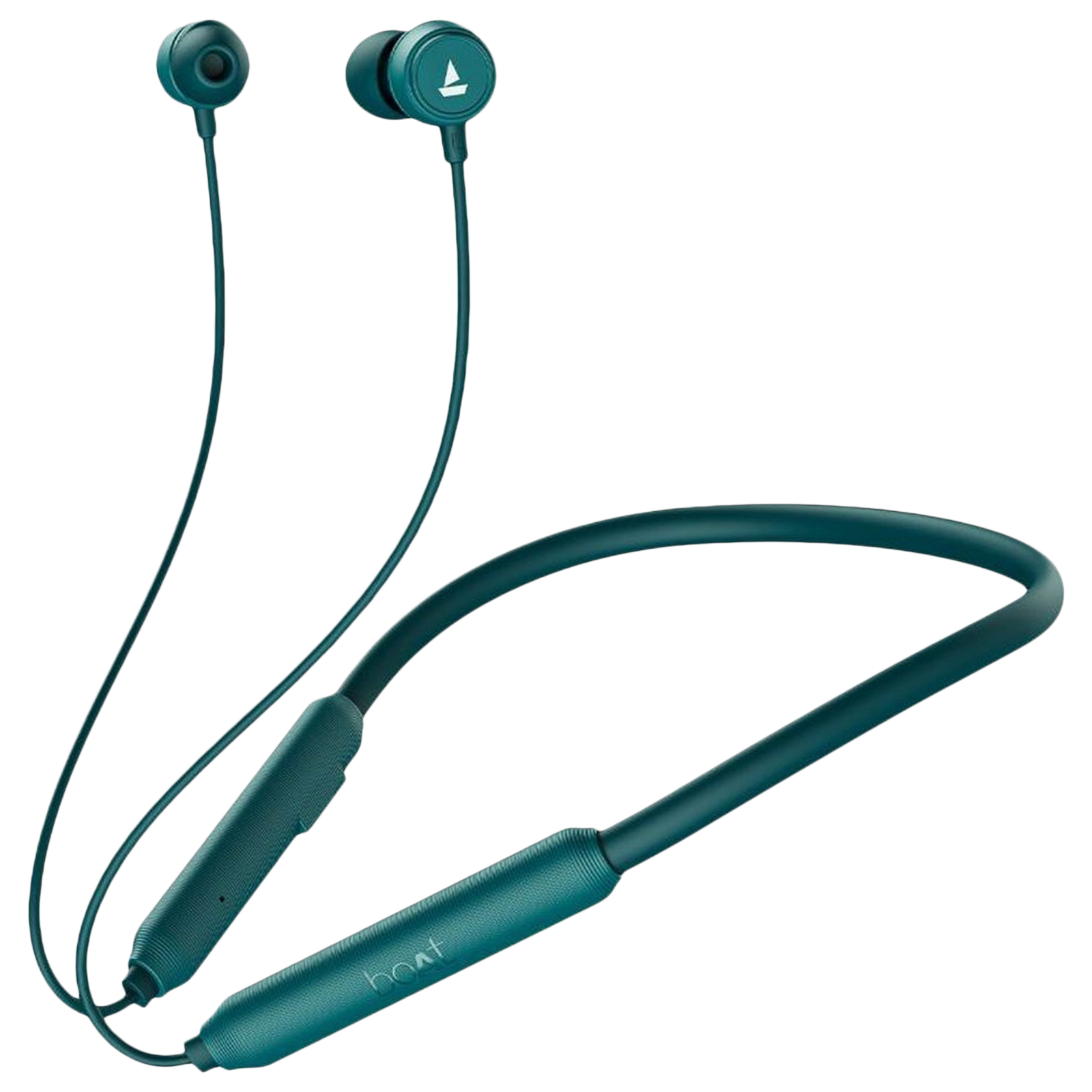 boAt Rockerz 195 Pro Neckband with Environmental Noise Cancellation IPX4 Water Resistant Instant 40ms Low Latency Audio Midnight Cyan